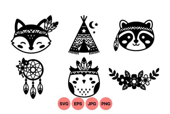 Download Boho Woodland Animal Clipart Set - Set Collection