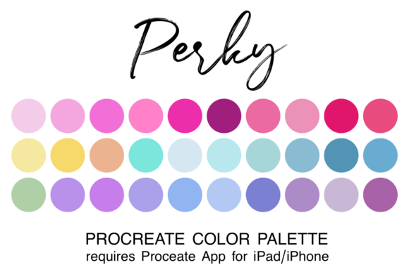 Download Perky Procreate Color Palette - Palette Collection
