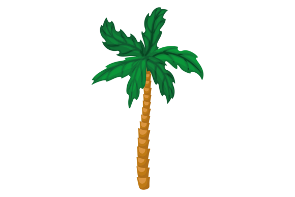 Download Jungle Palm Cartoon Icon. Tropical Fores - Jungle palm Collection