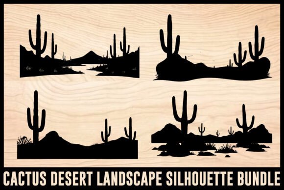 Download Cactus Desert Landscape Set - Set Collection