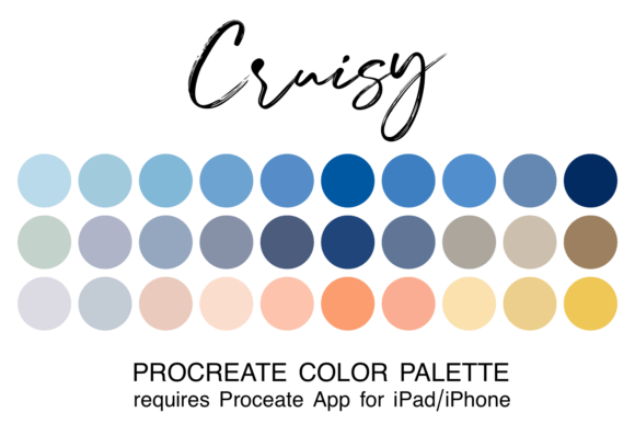 Download Cruisy Procreate Color Palette - Palette Collection