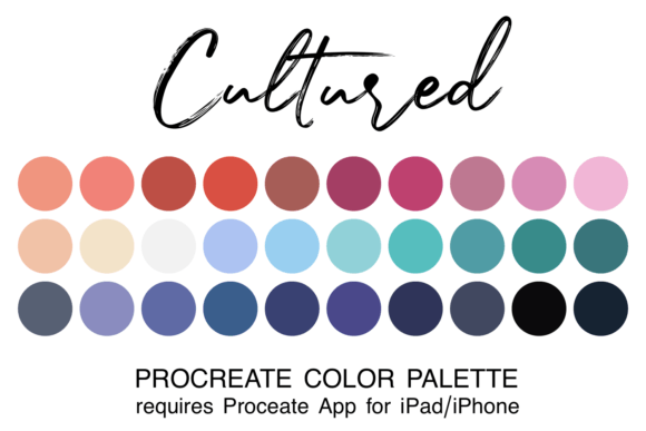 Download Cultured Procreate Color Palette - Palette Collection