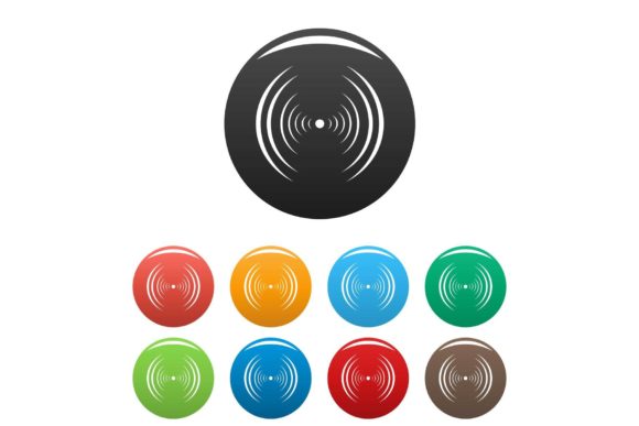 Download Equalizer Abstract Icons Set Color - Set Collection