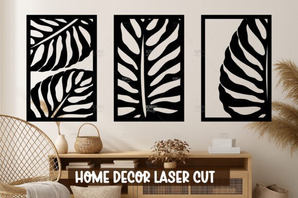 Download Monstera Set Wall Art SVG - Set Collection