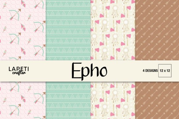 Download Boho Tribal Digital Paper Pack - Tribal Collection