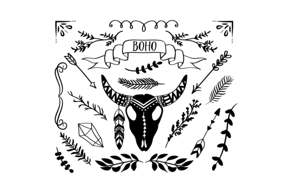 Download Boho Design Elements - Boho design elements Collection