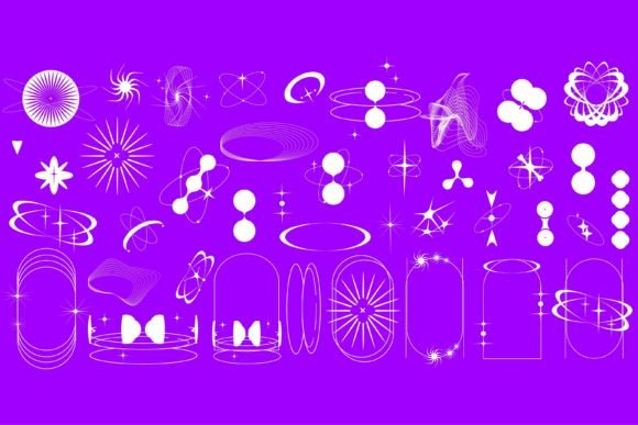 Download Y2k Aesthetic Shape Modern Sipmle Set - Set Collection