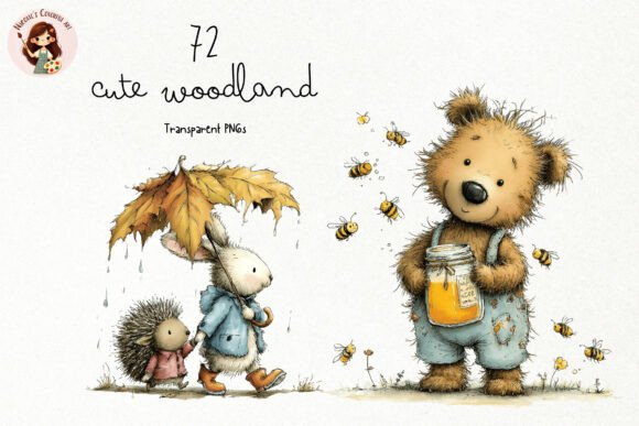 Download Cute Woodland Animals PNG Clipart - Woodland animals png Collection