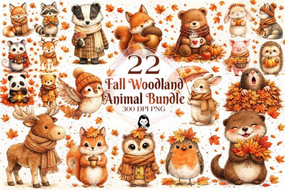 Download Autumn Fall Woodland Animals PNG Clipart - Woodland animals png Collection