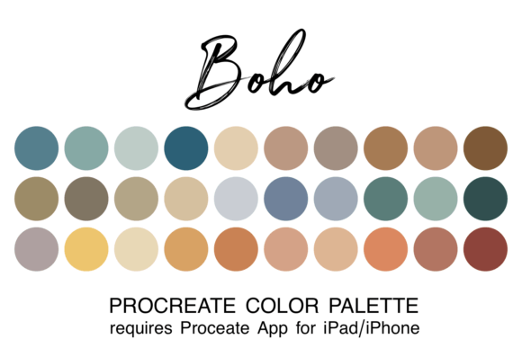 Download Boho Procreate Color Palette - Palette Collection