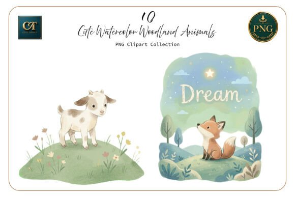 Download Cute Woodland Animals Dream Set - Set Collection