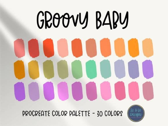 Download Groovy Baby Procreate Color Palette - Palette Collection