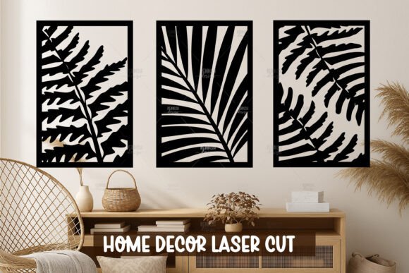 Download Tropical Leaf Set Wall Art SVG - Set Collection